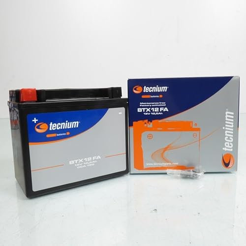 Batterie SLA Tecnium pour Scooter Daelim 125 Sq S2 Freewing 2006 à 2012 YTX12-BS / 12V 10Ah Neuf
