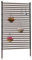 Twira Garden Privacy Screen, Decorative Garden Screen for Outside, 90cm Wide x 150cm High Free Standing Fence, Metal Panels for Backyard Balcony Patio Garden, Brown