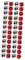 TOPBATHY 48 STK Weihnachts kariert Ball Weihnachtskugeln als Ornamente Weihnachtsdekoration christbaumkugeln weihnachtsbaumkugeln Weihnachtskugel-Anhänger Dekorationsbaum hängend Stoff