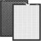 iReijomoi Replacement Air Filter Vital 100S Compatible With LEVOIT Vital 100 100-RF AIR Purifier,H13 True HEPA 3-in-1 Activated Carbon Filter(White-2 Pack)