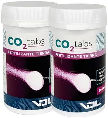 Weedness Co2 Kapseln 120 Stück für Pflanzen - Grow Anbau Garten Dünger Tabletten Indoor Outdoor Bag