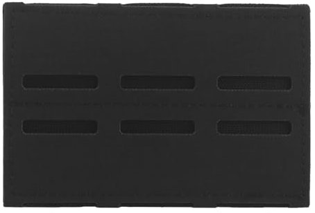 Peminkoo Dreireihiges Gürtelpanel, Magazintasche, Messereinsatzsystem, Gürtel-Molle-Adapter, abnehmbare Molle-Panels für die Jagd (Black)