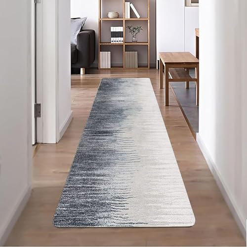 YANHONG Teppich Läufer Flur 115 x 440 cm Pflegeleicht Maschinen Waschbar in & Outdoor Teppich mit Antirutsch Unterseite Wohn Deko für Eingangsbereich, Küche, Terrasse, D