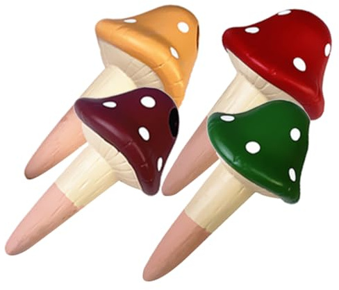 BESPORTBLE 4 Pezzi Dispositivi di Irrigazione per Piante Forma a Cupola Annaffiatoio Automatico per Fiori e Piante da Interno Dispositivo di Irrigazione Senza Mani Colori Variabili