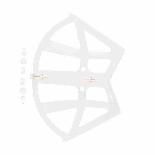 Home Plastik Ausgehöhlten Zwei Schichten Schuhschrank Regal Rackhalter Anscharanten Accessoires Scharniere Accessoireplastic Scharniere Schuhschuh (WHITE)