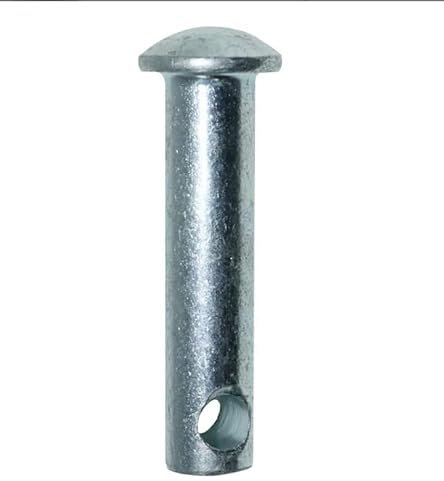 Silver Hammock Pin Plugs, Heavy Duty Hammock Chair Top Hanging Kits Egg Chair Swing Suspension Hook Accessories for Hanging Basket Chairs Porch Swings 8x1.6 cm Metal Steel Pin Plug