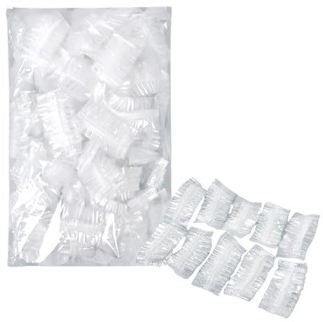 100 Stück Ohrenschutz Haare Färben,Einweg Ohrenschützer für Die Dusche,Klare Dusche Ohr Abdeckung,Transparente Ohrbedeckungen,Wasserdichte Ohrabdeckung für Friseursalon/Baden/Spa/Zuhause Und Hotel