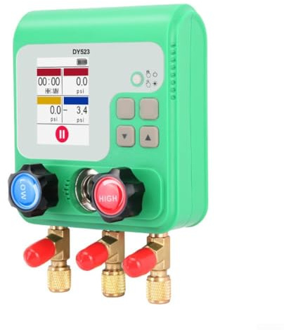 Jauge de vide numérique pour climatisation avec interface métallique et traitement 32 bits pour des diagnostics automobiles et CVC fiables