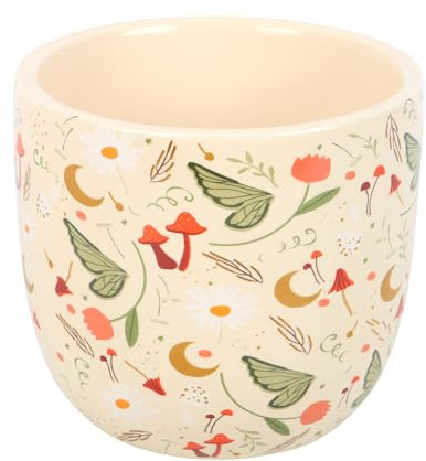 Something Different Wholesale Fairy Folklore Ceramic Plant Pot | Whimsical Garden Fairy Planter | Indoor Cottagecore Pot