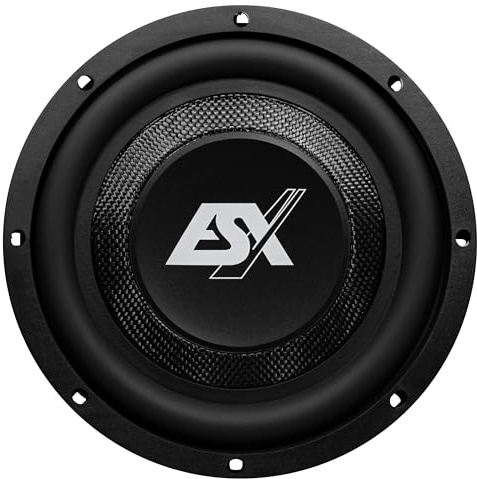 ESX QXS8D4-20 cm (8”) Flat Subwoofermit 500W max und nur 78mm Einbautiefe