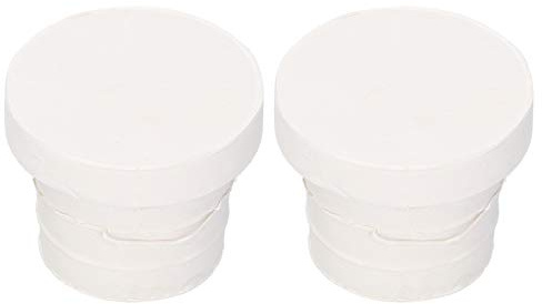 WAHEWUD 2 pièces Pare-Chocs d'échelle de Piscine, Bouchon en Caoutchouc d'échelle de Natation Durable Anti-âge Excellente Finition Facile à Installer, Tampon de Remplacement pour