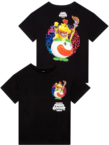 Super Mario T-Shirts Für Jungen, Bowser Jr T Shirt Jungen Und T-Shirt Für Kinder, Coole Tops