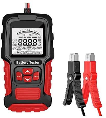 Bbajszx Tragbares Autobatterie Diagnosegerät für Innenwiderstand, Spannungen, Kapazitätsanalyse, Lasttester
