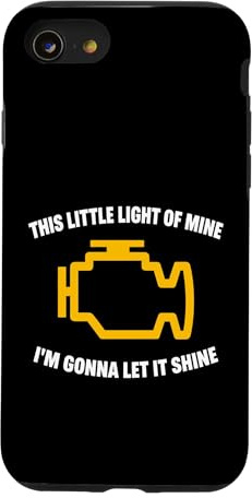 Hülle für iPhone SE (2020) / 7/8 Lustiges Auto Mechaniker Check Engine Light Auto Repair Garage