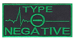 Type O Negative Rock Metalband Gre Aufnäher Besticktes Patch zum Aufbügeln Applique