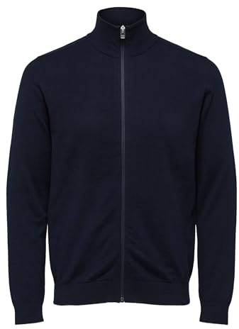 SELECTED HOMME Male Strickjacke Zip-up | Cardigan