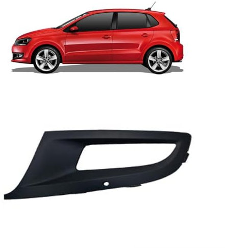 DM Autoteile 109237 Nebelscheinwerfer Gitter vorne links kompatibel für VW Polo V 6R1 6C1 602 604 612 2009-2014