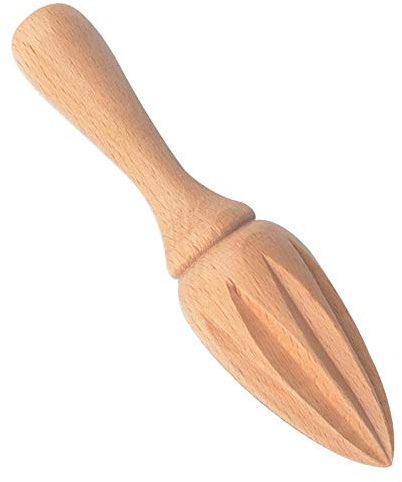 Kitchen Craft Zitronenpresse aus Holz Presse für Zitrusfrüchte, Zitronenpresse Zitruspresse Manuelle Handpresse Entsafter