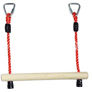 PIGMAMA NEU Kinder Ninja Line Kletterstangen Trapez Schaukeln für Kinder Ninja Hinderniszubehör Outdoor Schaukel Kletterstange Hindernisparcours für Trainingsgeräte für Kinder Jugendliche Noble