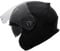 Zorax Black XXL (63-64cm) ZOR-602 Double Sun Visor Open Face Motorbike Motorcycle Helmet Road Legal ECE 2206