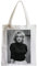 French Unicorn Tote Bag Einkaufstasche Star Berühmte Marilyn Monroe Kino Retro Vintage Schauspielerin 1, weiß, 38 x 42 cm