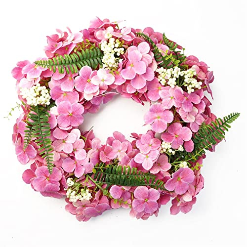 Leaf Design Artificial Blossom Wreath