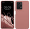 kwmobile Hülle kompatibel mit Xiaomi Redmi Note 12 Pro 5G Hülle - Silikon Handy Case - Handyhülle weiche Oberfläche - kabelloses Laden - Winter Rose