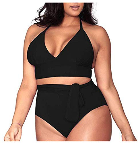 QWUVEDS Fliegeruhr Badeanzüge Frauen Abdeckung Bauch Full Bademode Control Größe Taille Badeanzüge Set Braunes Hemd