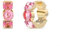 Orecchini da donna di Guess della collezione Crazy Earrings. Gioello realizzato in 90% Acciaio inossidabile di colore oro - 10% cristallo do colore rosa. La referenza è: JUBE03_305JW_GLRS.