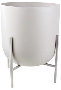 Übertopf-Set Kilana Metall 2-teilig Metall Beige.