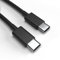 USB-C Ladekabel für Sony Xperia 10 V Schwarz 1 m Handy Schnellladekabel Datenkabel