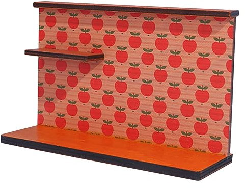 HEMOTON Puppenhaus-hintergrundbrett Landschafts-dekorationsbrett Mini-hauszubehör Holzmodell Für Puppenhaus-Simulation