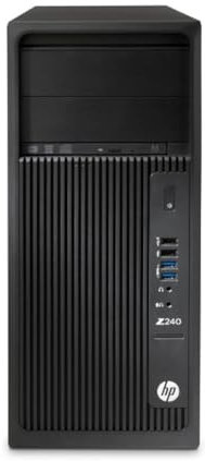 HP Workstation Z240 Tower Xeon E3-1230 V5 3.4GHz 32GB 256GB SSD DVD-RW NVIDIA Quadro 2000 1GB Win 10 Pro (Ricondizionato) (32 GB RAM + 512 GB SSD)