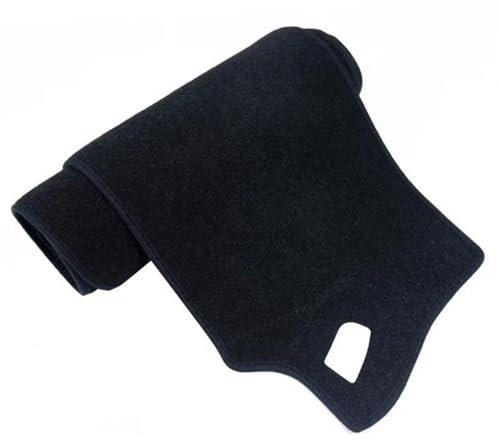 Dashboard Cover Auto Zubehör Dash Board Dashboard Pads Schutz Sonnenschutzdach Anti-Uv Teppich Teppich Für A-udi A6 C8 4K Für S-linie 2019 2020 2021 2022 Rutschfeste Matte(Black edge,Right steering wh