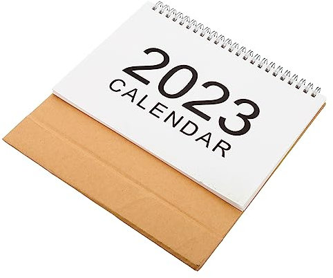 Tofficu 5stücke Desktop Kalender Mittlere Tischkalender Mit Monatsübersicht Praktischer Terminplaner Für Büro Und Zuhause Dekorativer Schreibtischkalender Aus Hochwertigem