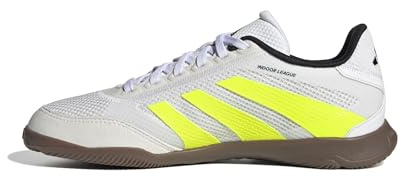 Adidas Unisex-Kids League Predator Indoor, White/Lucid Lemon/Black, 1