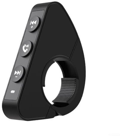 Lecreatekit Kabellose Lenker-Fernbedienung, BT-Lenker-Fernbedienung mit IP67 wasserdicht, für Motorrad und Fahrrad, kompatibel mit den meisten Smartphones