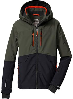 Killtec Jungen Ksw 201 Bys Ski Jckt Skijacke/Funktionsjacke mit Kapuze und Schneefang (1er Pack)