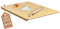 TOMAINO - Tabla para amasar de madera de abedul - Tabla para la pasta, pizza y pasteles (90 x 50 cm)