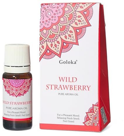 Goloka Duftöl - Naturdüfte für Aromatherapie, Raumduft, Diffusor, Duftlampe (Walderdbeere)