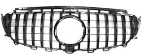Sport Kühlergrill Für E Für Klasse W213 2016-2019 Frontstoßstangengrill Sport Racing Grill Mit Kamera Vorne Haube Kühlergrill(G Black)