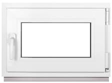 Framex Ventana de plástico blanco ancho x alto 60 x 40 cm (600 x 400 mm) 3 compartimentos (32 mm) basculante DIN derecho – Premium – Todos los tamaños