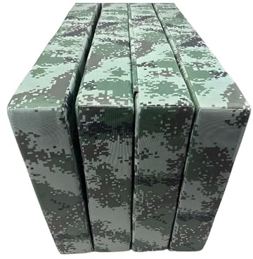 Yinian 4 Falten Klappbare Turnmatte, Dicker 5cm rutschfest Groß Sportmatte Fitnessmatte Faltbare Matte Für Gymnastik, Kinderturnen & Training(Size:200x100x5cm)