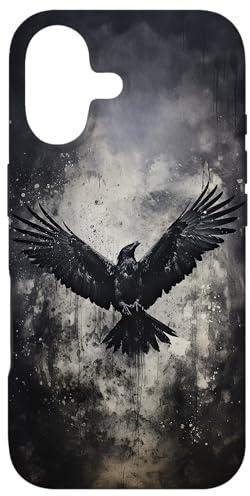 Hülle für iPhone 17 Aesthetic Gothic Grunge Okkult Viking Krähe Mystischer Rabe