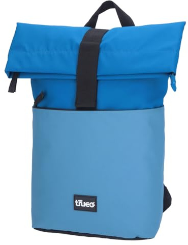 DYX TheTrueC Unisex Rucksack „Alma“ Blau – Freizeitrucksack, City Backpack, modern, leicht für Arbeit, Uni & Reisen