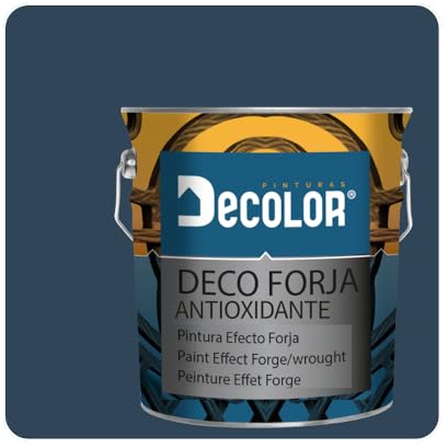 Esmalte Antioxidante Sintético Efecto Forja Rugoso Azul 750 ML