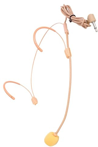 FUNNETOYU Microfono per Cuffie Rosa, Leggero e Flessibile, Portatile in ABS per Guide Turistiche e Uso con Megafono
