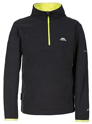 Trespass Boys' Etto At100 Microfleece, Black, Size 7 8 UK