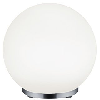 Reality Leuchten LED Stimmungs-Tischleuchte George R52211106, Schirm Glas, inkl. 5.5 Watt RGB LED R52211106 George Chrom 19.9 x 19.9 x 19.9 cm