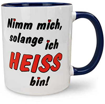 Werbetreff Gera Keramiktasse mit Name & Spruch - Bedruckt & Personalisiert - Witzige Tasse - Geschenk-Idee für ihn & sie - Valentinstag & Jahrestag